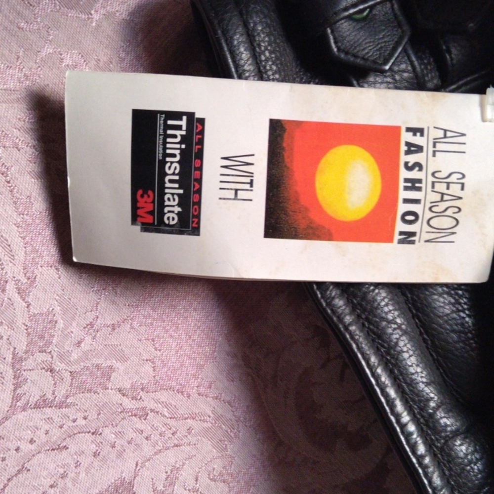 Thinsulate Leather Motorcycle Jacket - image 4